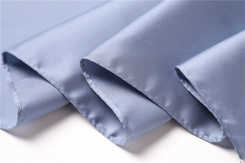 Plain colour square scarf