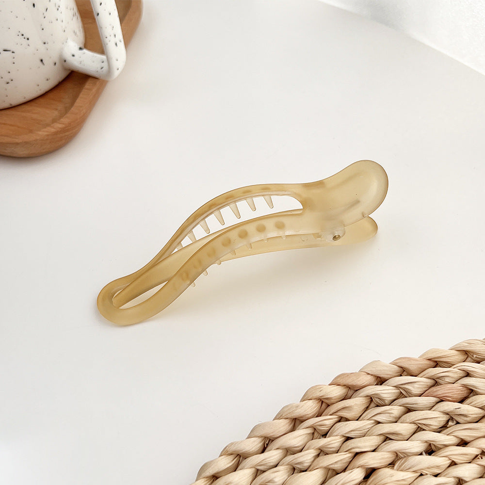 Acrylic long Ibis clip with teeth