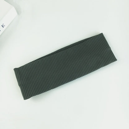 Ribbed stretchy loop headband