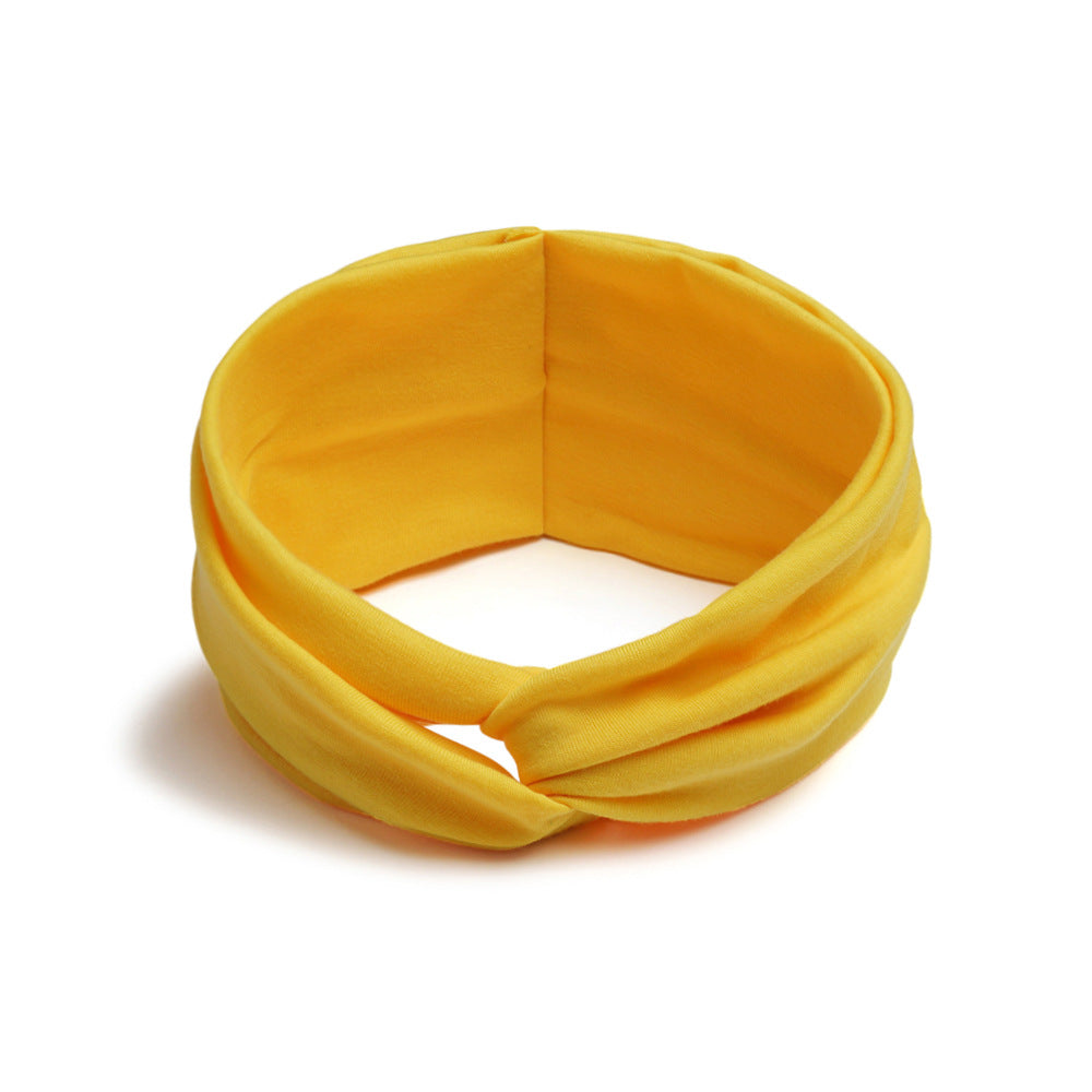 Cotton plain turban headband