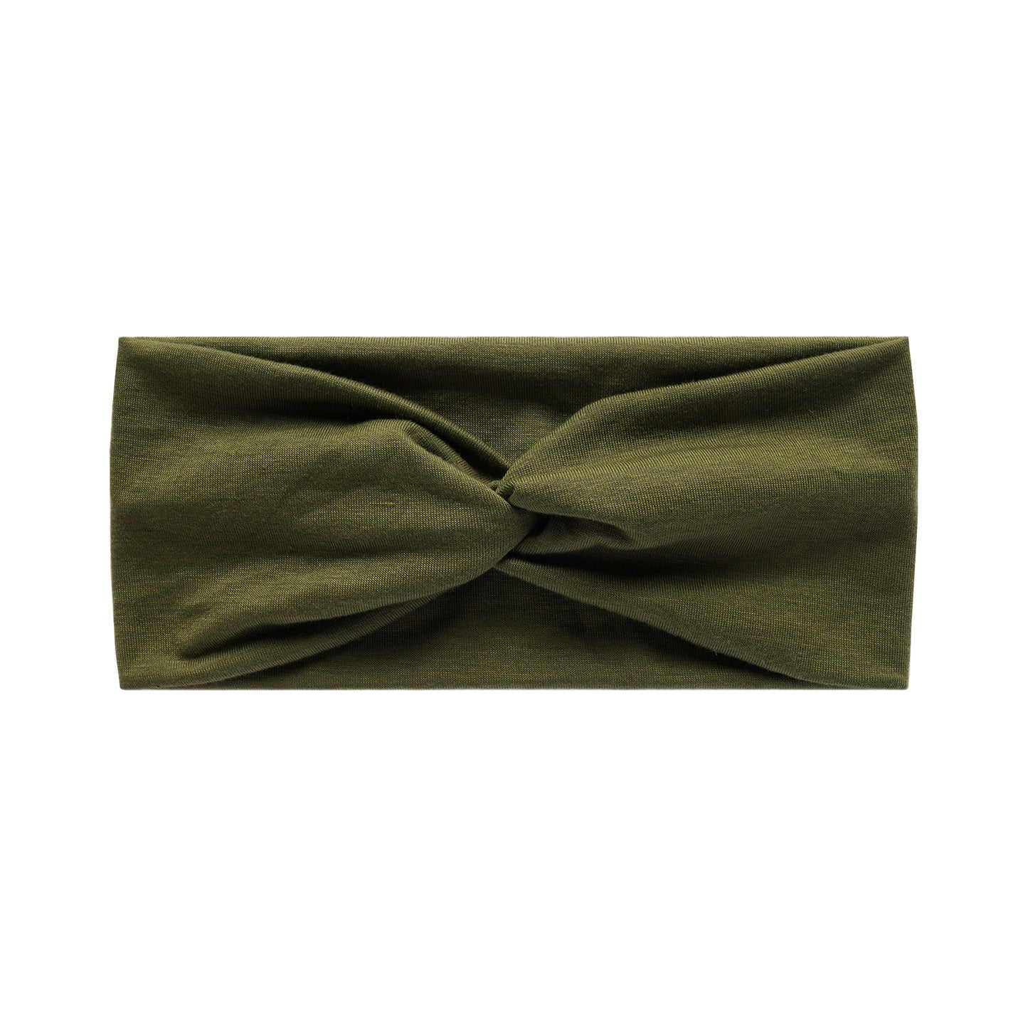 Twist front plain cotton thin headband