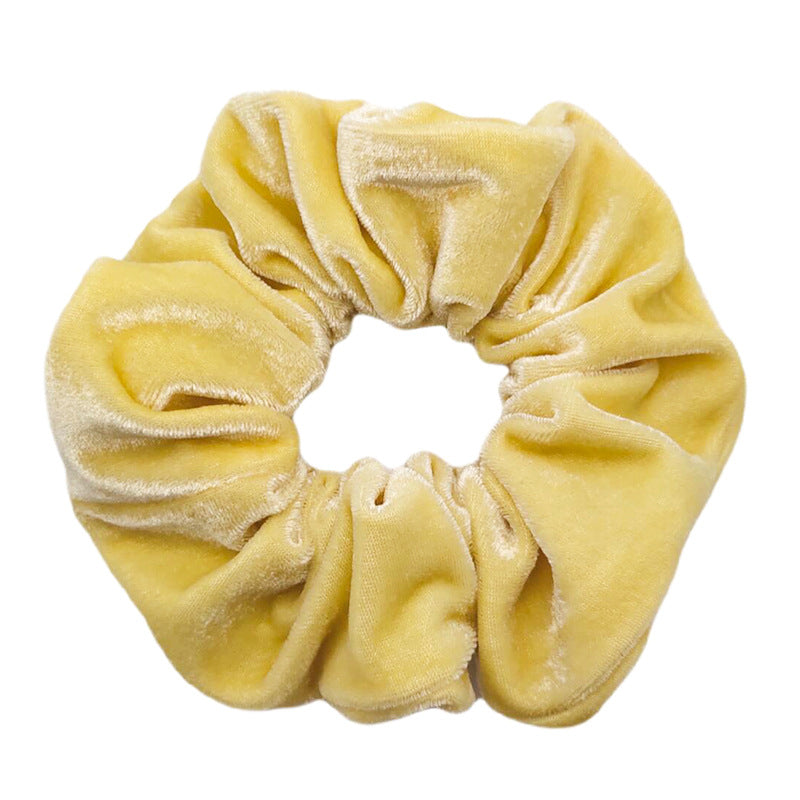 Jumbo velvet scrunchies