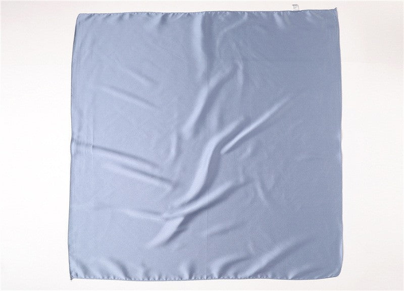 Plain colour square scarf