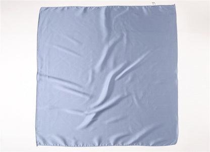 Plain colour square scarf