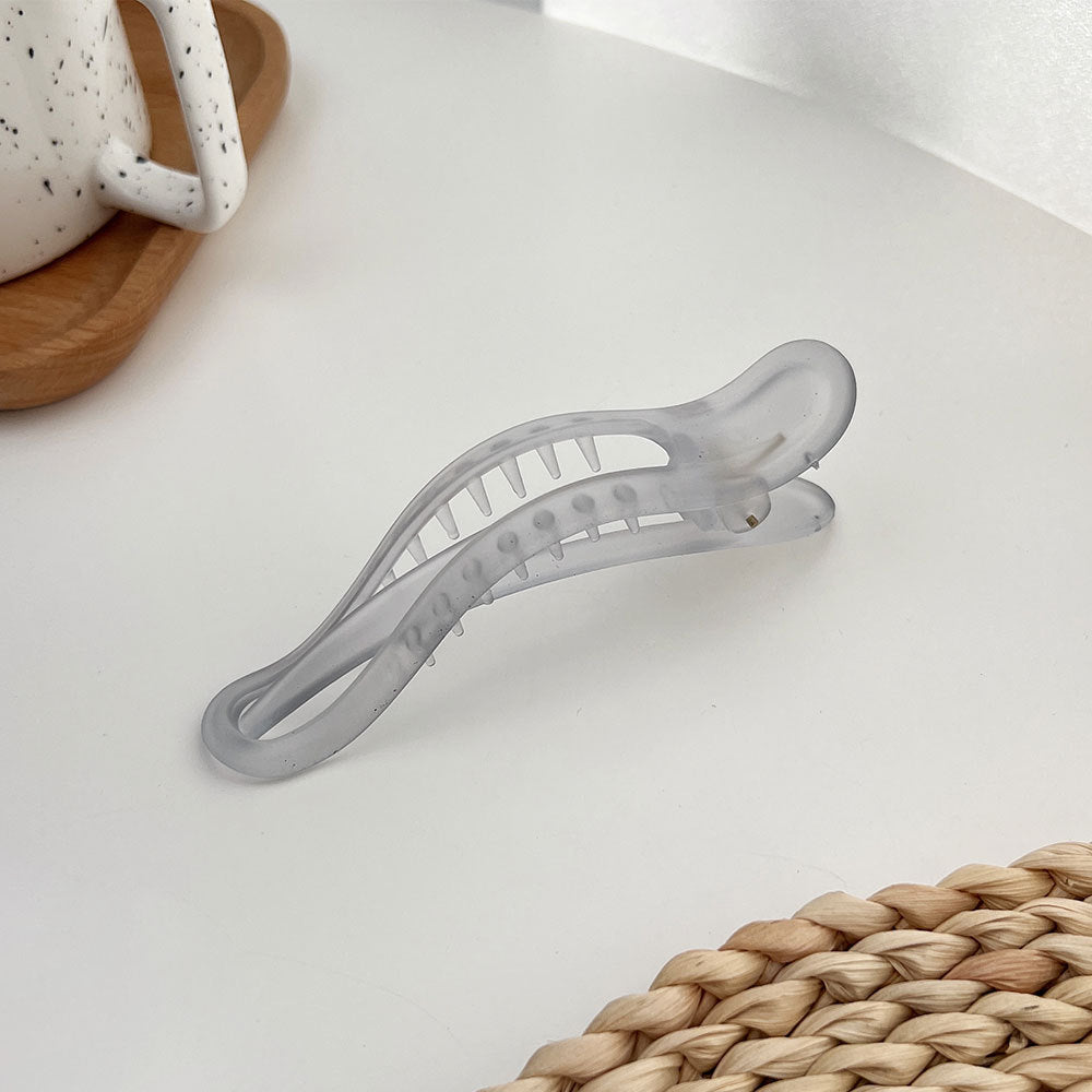 Acrylic long Ibis clip with teeth