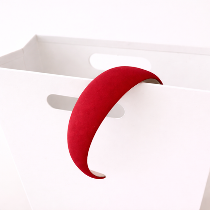 4cm solid chiffon thinly padded headband