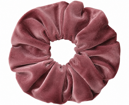 Large velvet scrunchies