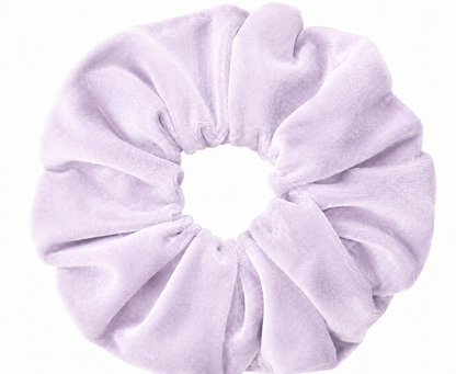 Large velvet scrunchies
