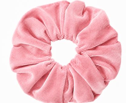 Large velvet scrunchies