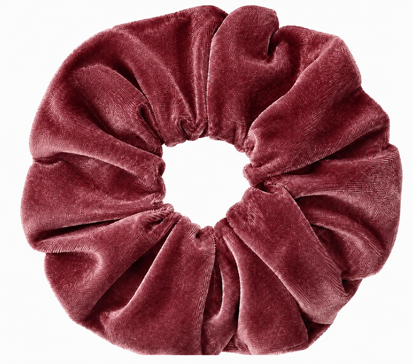 Large velvet scrunchies