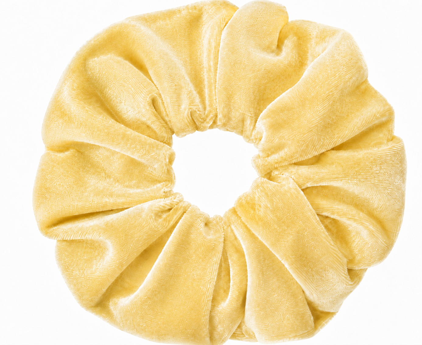 Large velvet scrunchies