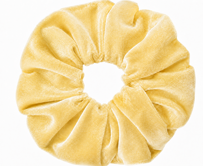 Large velvet scrunchies