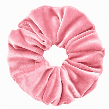 Large velvet scrunchies