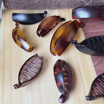 Acrylic banana hair clip