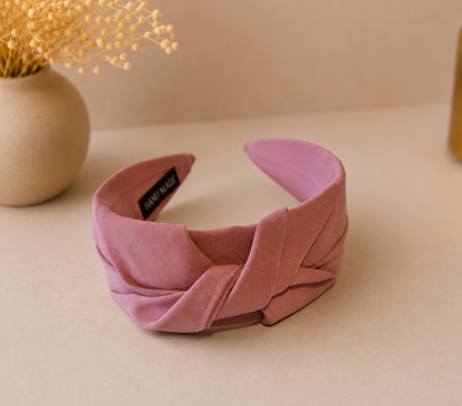 Twist knotted top headband