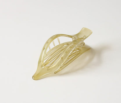 Large acrylic Ibis clip with teeth