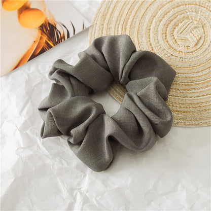 Lois fabric plain scrunchies