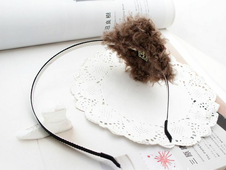 Synthetic fur headband