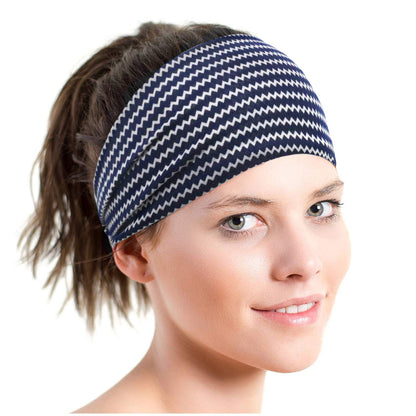 Soft cotton printed sporty bandanna headband