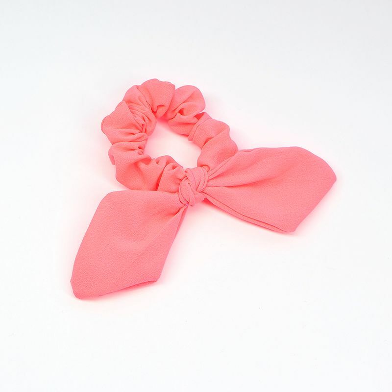 Neon scrunchies with twist bow