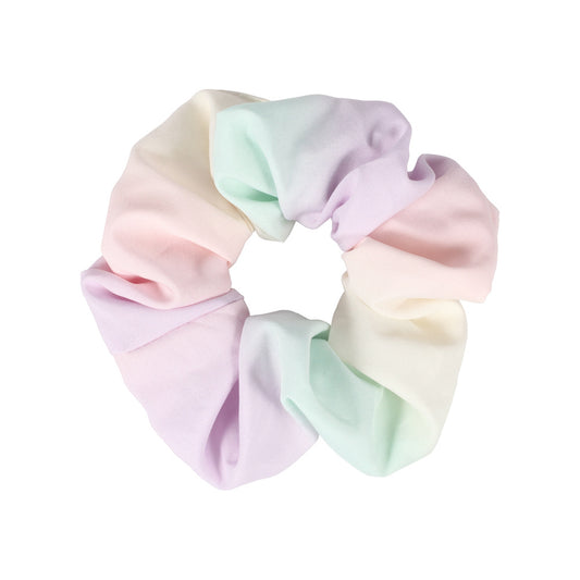 Multi-coloured Tie Dye prints chiffon scrunchies