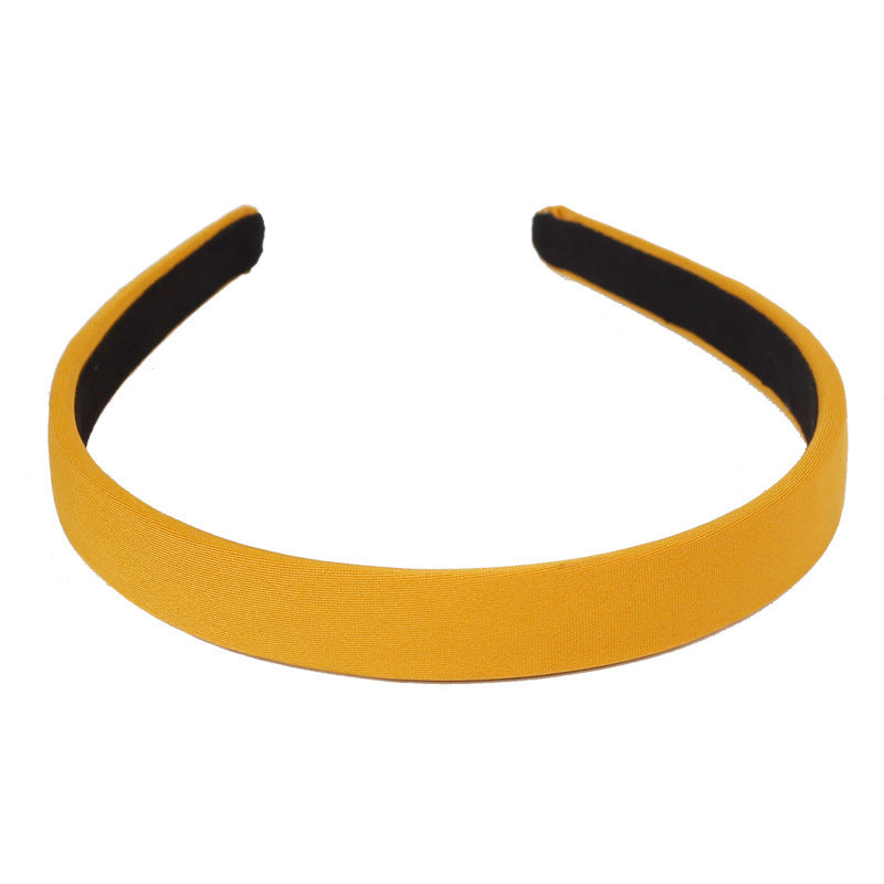2cm-wide plain colour thinly padded headband