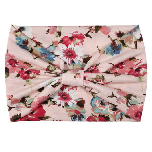 2-way floral bandanna headband