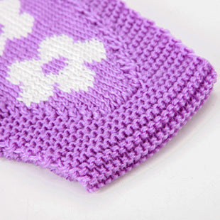 Pretty flowers crochet headband