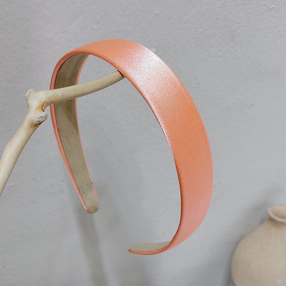 2.5cm-wide silky satin headband