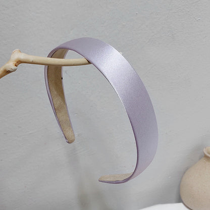 2.5cm-wide silky satin headband