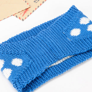 Lovely dots crochet headband