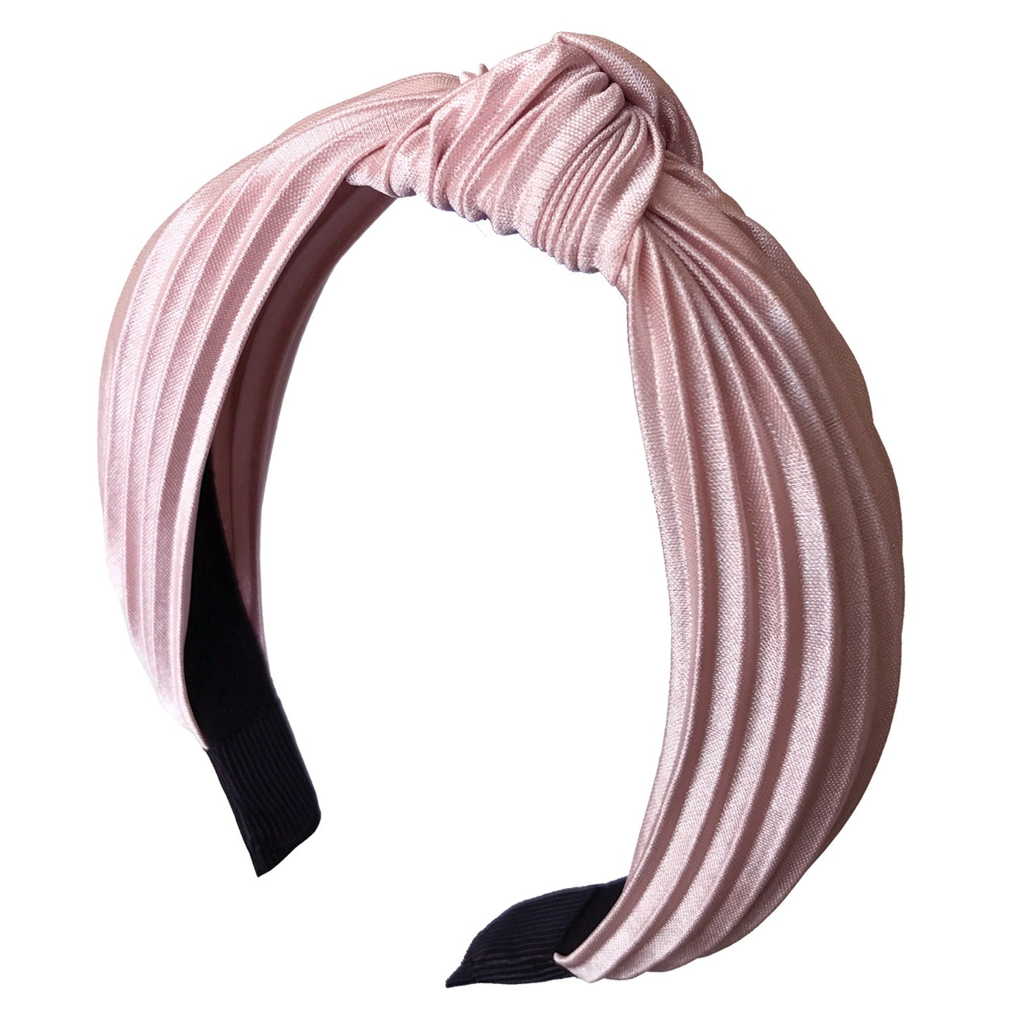 Pleated knotted headband