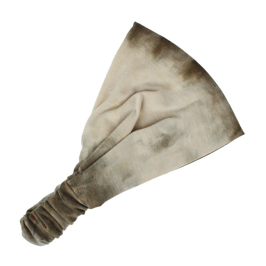 Double-layer Tie-dye bandanna headband