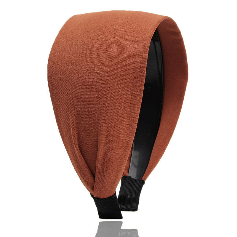 8cm wide plain colour headband