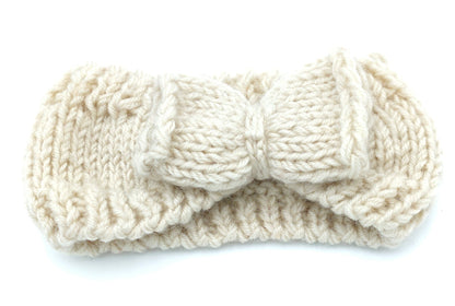 Crochet loop headband with