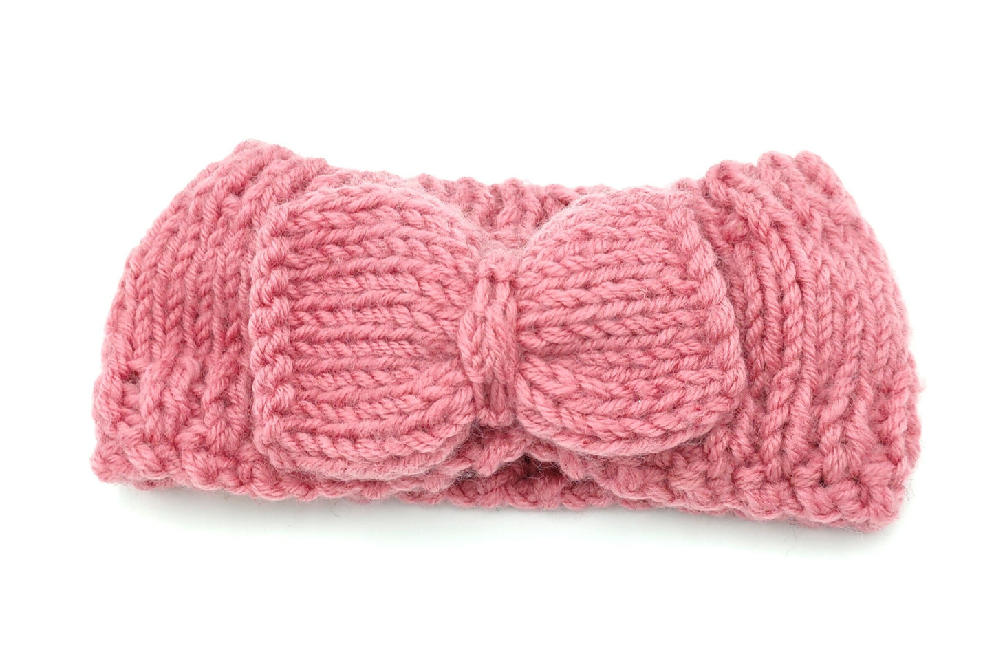 Crochet loop headband with