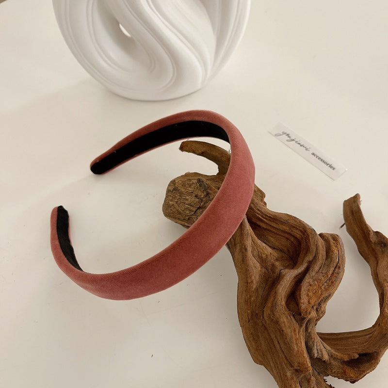2cm wide velvet headband