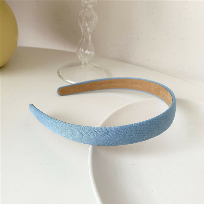 2-cm wide plain colour chiffon headband
