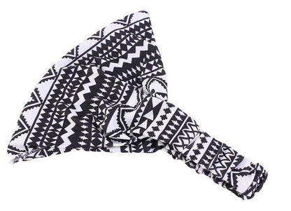 Geometric Patterns multi-coloured bandanna headband