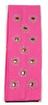 Studded cotton loop hair band