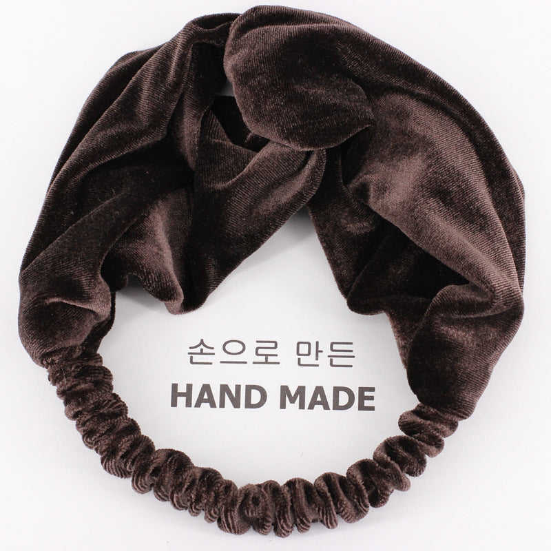 Smooth velvet elastic hair band