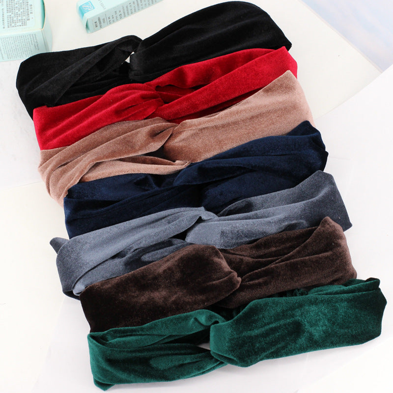 Smooth velvet elastic hair band