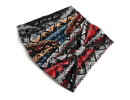 2-way multi-coloured bandanna headband