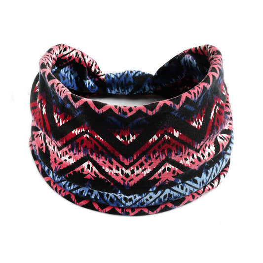 2-way multi-coloured bandanna headband