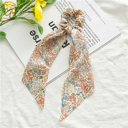 Chiffon scrunchies with scarf