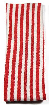 Knitted-wool striped stretch headband