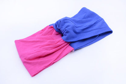 Twist-colour cotton turban headband