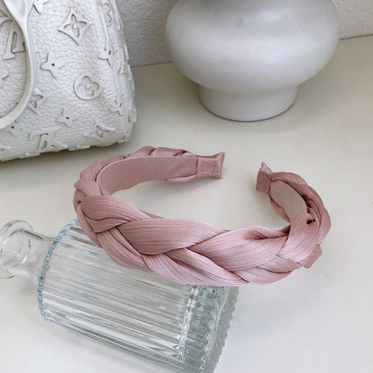 Chiffon braided top head band