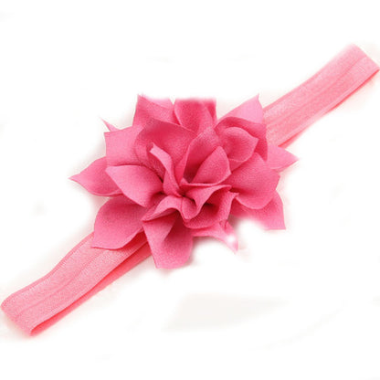Lotus flower elastic headband