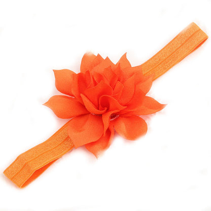 Lotus flower elastic headband